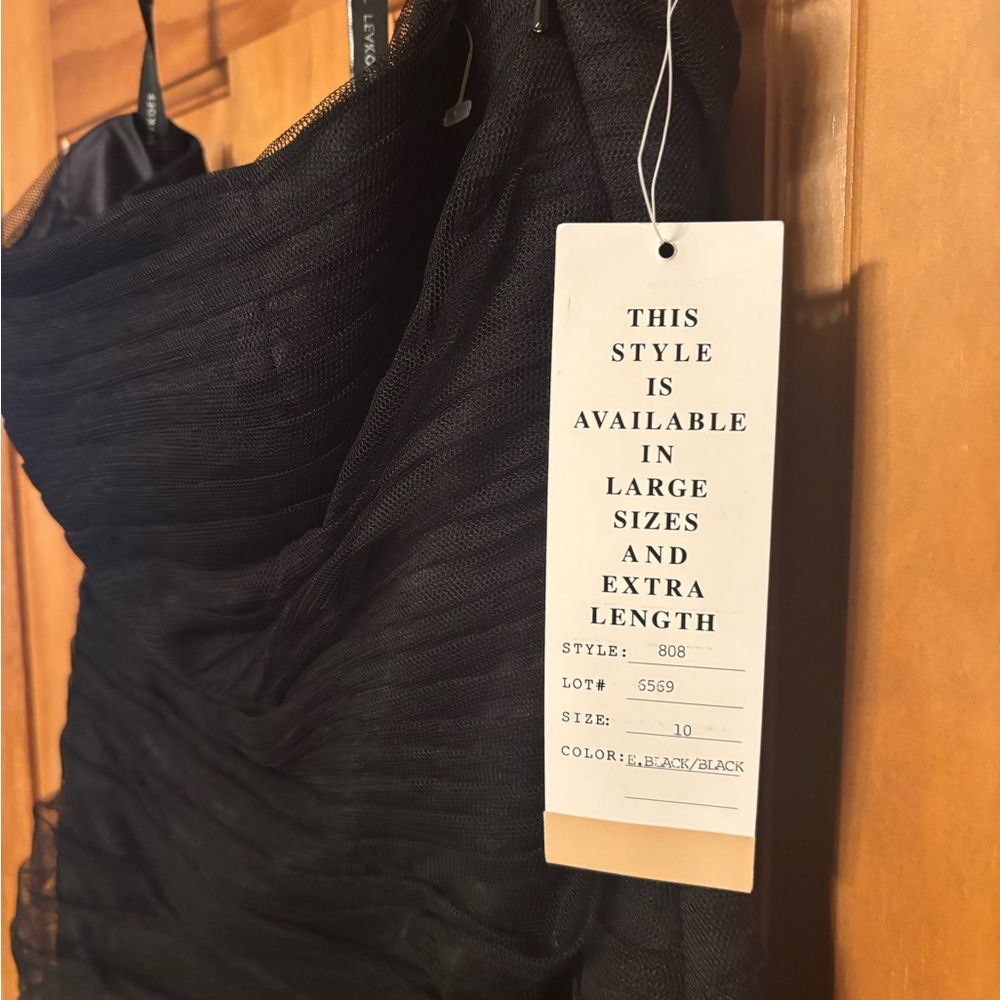 Bill Levkoff Black Strapless Dress - Picture 5 of 5